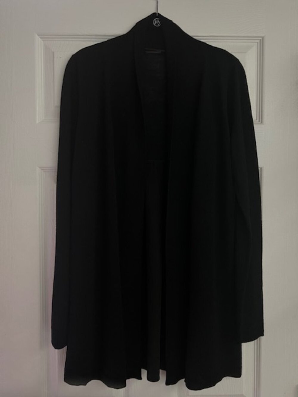 Elie Tahari Adele Shawl-Collar Merino Cardigan Sweater, small NWT